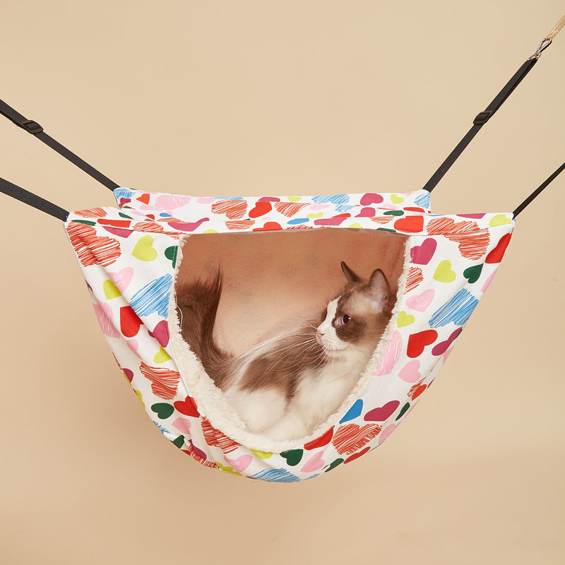 Pet Hammock Wall Dual-Use Toys Leisure Life Wear Resistant Nest Double-Layer New Cat Wall Hanging Cat Indoor Hanging