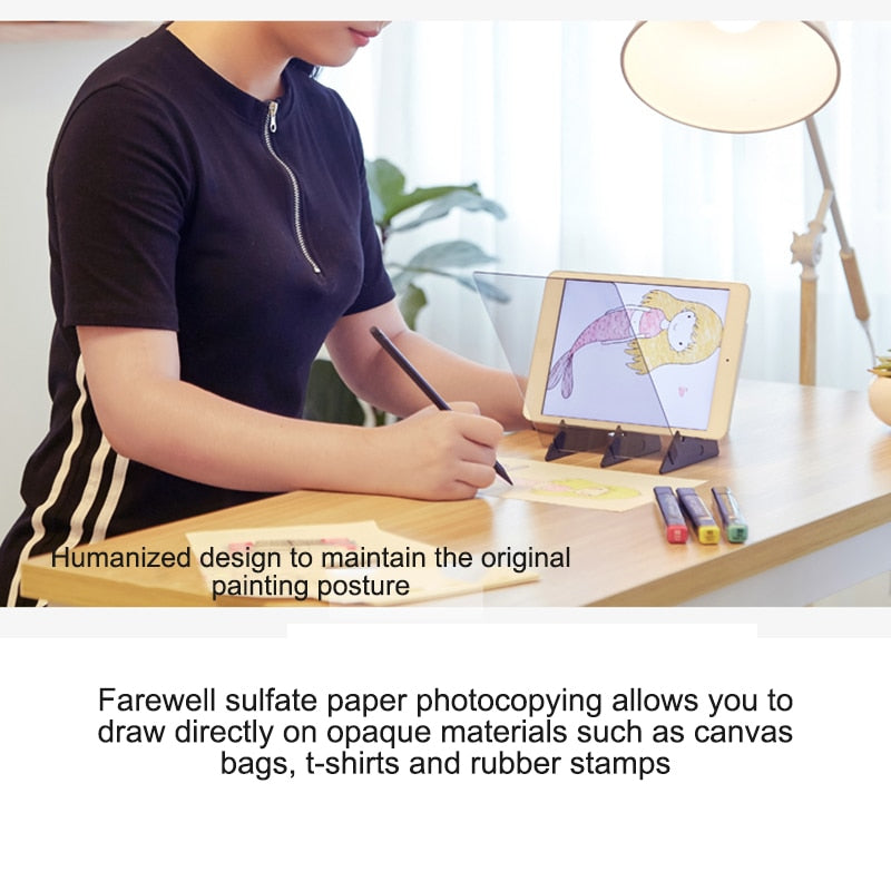 Houkiper Optical Drawing Board Easy Tracing Drawing Sketching Tool Sketch Drawing Board Picture Book Painting Artifact Sketching