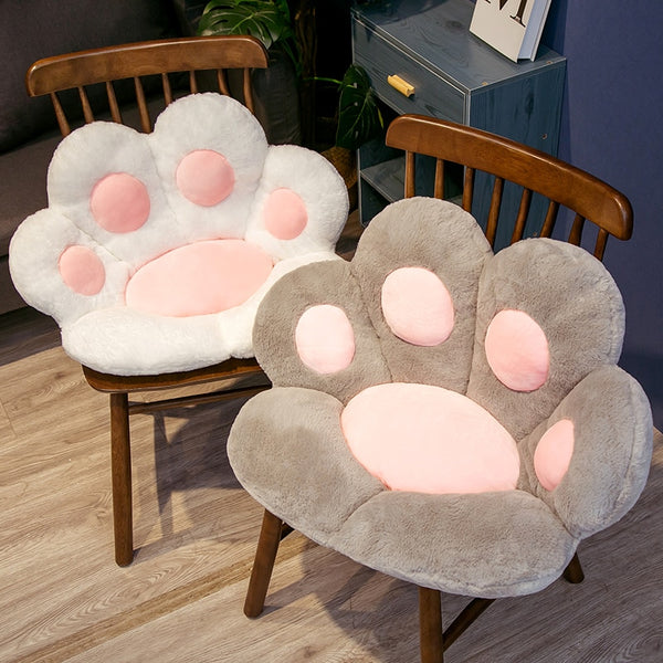 1PC 2 Sizes Soft Paw Pillow Animal Seat Cushion