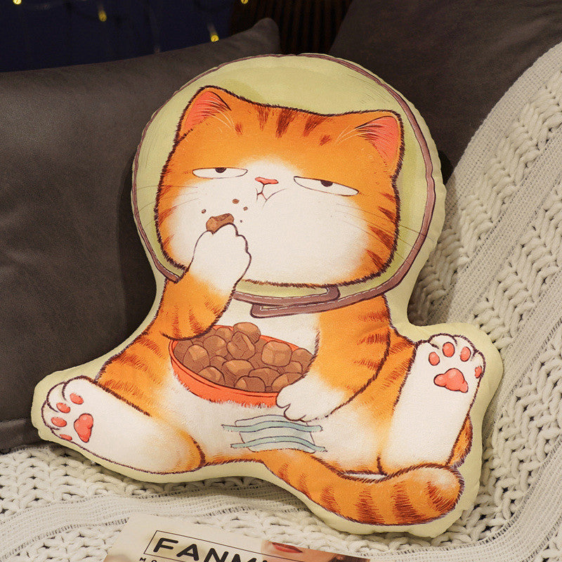 New Cute Double-Sided Printing Cat Pillow
