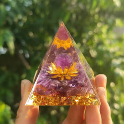 Crystal Ball Pyramid 5CM 6 CM 8CM 10CM Crystal Gravel Drop Glue Resin Home Handmade Decoration