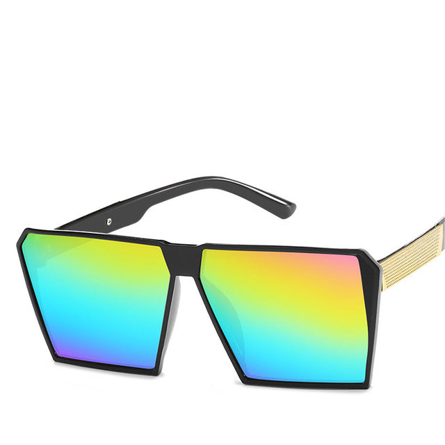 Square Oversized Sunglasses New Reflective Sunglasses Men Women Sunglasses eprolo