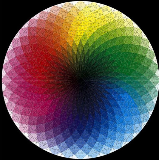 Round Puzzle Moon/ Earth Puzzle 1000 Pieces Difficult For Adult Kids Planets Puzzle Toys  Educational