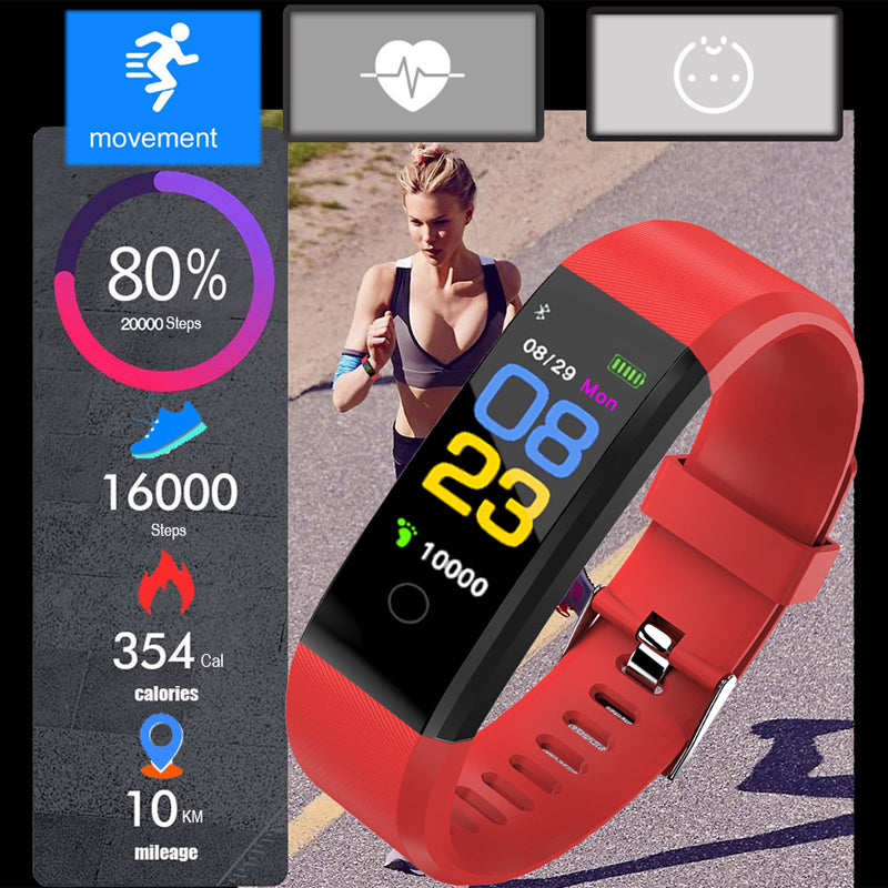Smart Watch Men Women Heart Rate Monitor Blood Pressure Fitness Tracker Smartwatch Sport Watch
