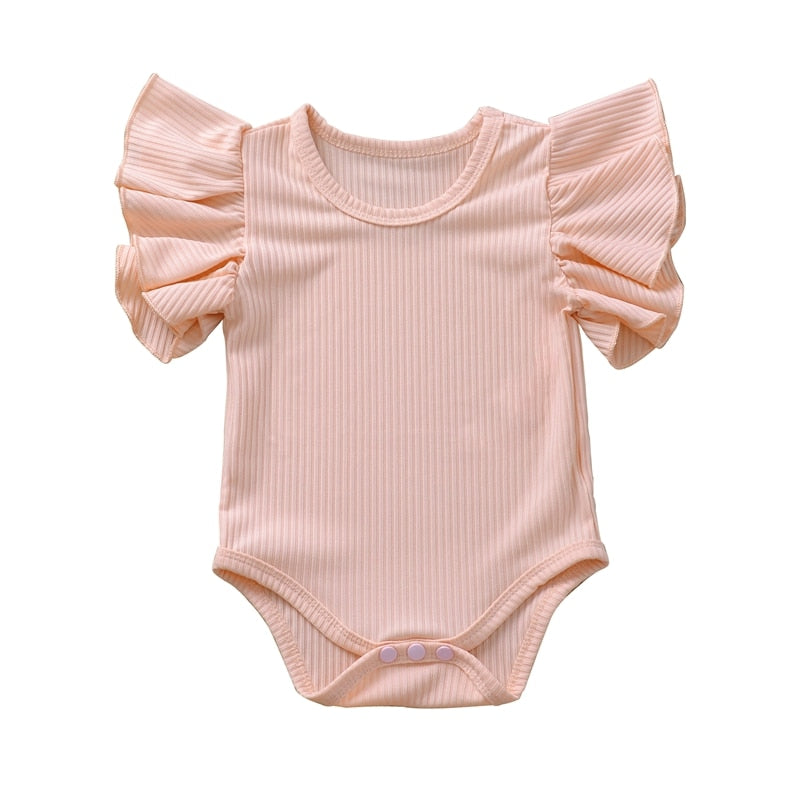 Newborn Set Body Suit Baby Girl Cotton Short Sleeve Bodysuit Clothes Set Sunsuit Infant Clothing