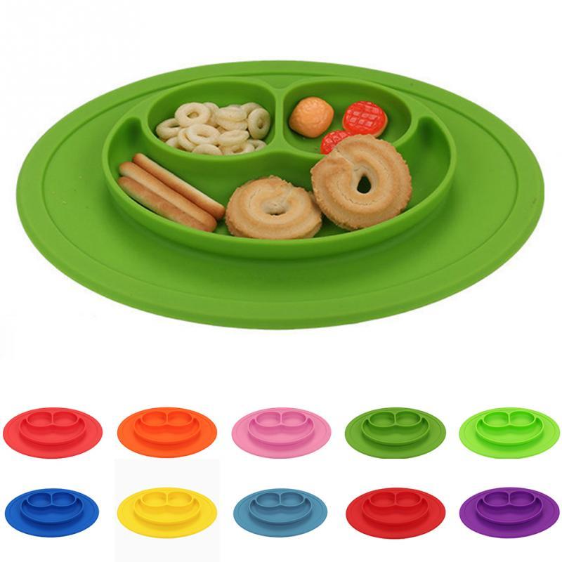 Infants Ellipse Silicone Feeding Food Plate