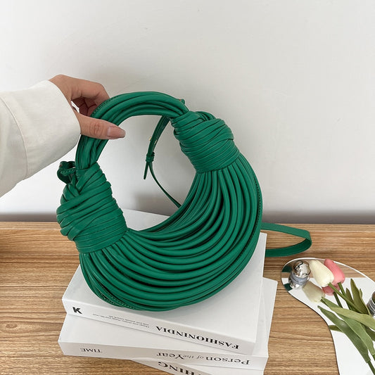 Trend New Line Bundle Clutch Bag For Female High Quality Handbag and Purse Designer Shoulder Bag Senior Hobos