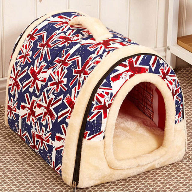 Dog Kennel Detachable Pet Bed Cat Kennel Dog Cage Dog Pad Autumn And Winter Pet Supplies