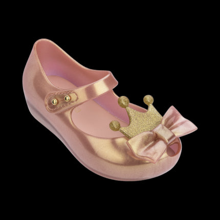 Mini Melissa Ultragirl IX Original Girl Jelly Sandals Bow Kids Sandals Children Beach Shoes Non-slip Melissa Toddler