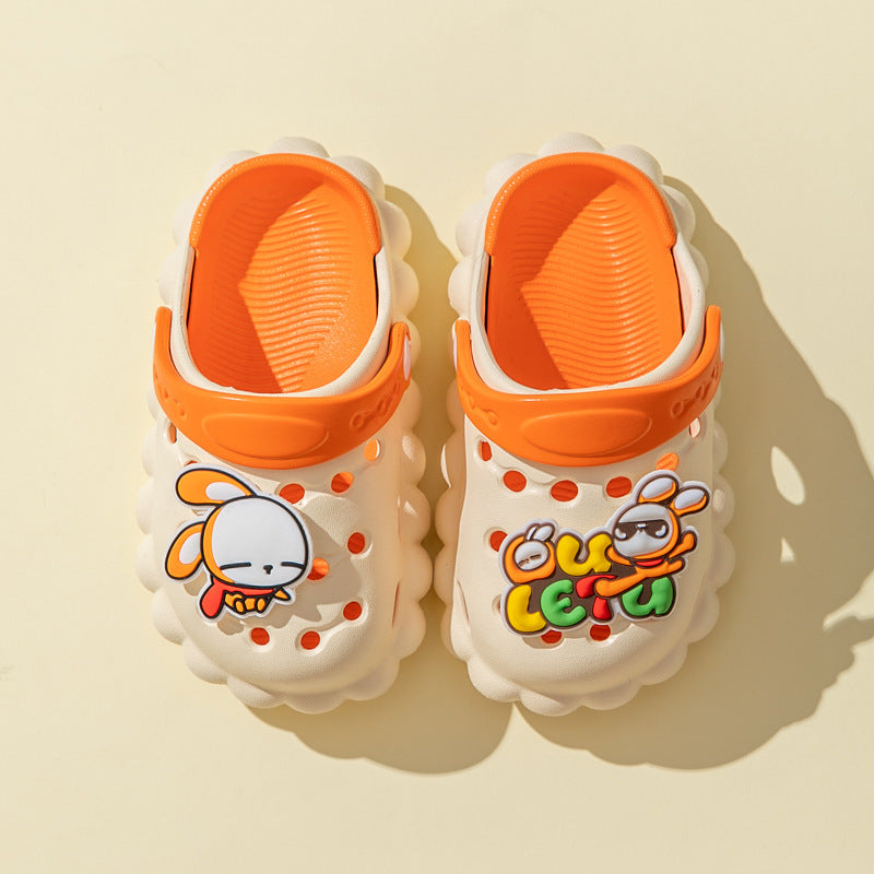 New Children's Hole Shoes Baby Children's Shoes Boys And Girls Summer Cute Outer Wear Toddler Soft Bottom Sandals And Slippers