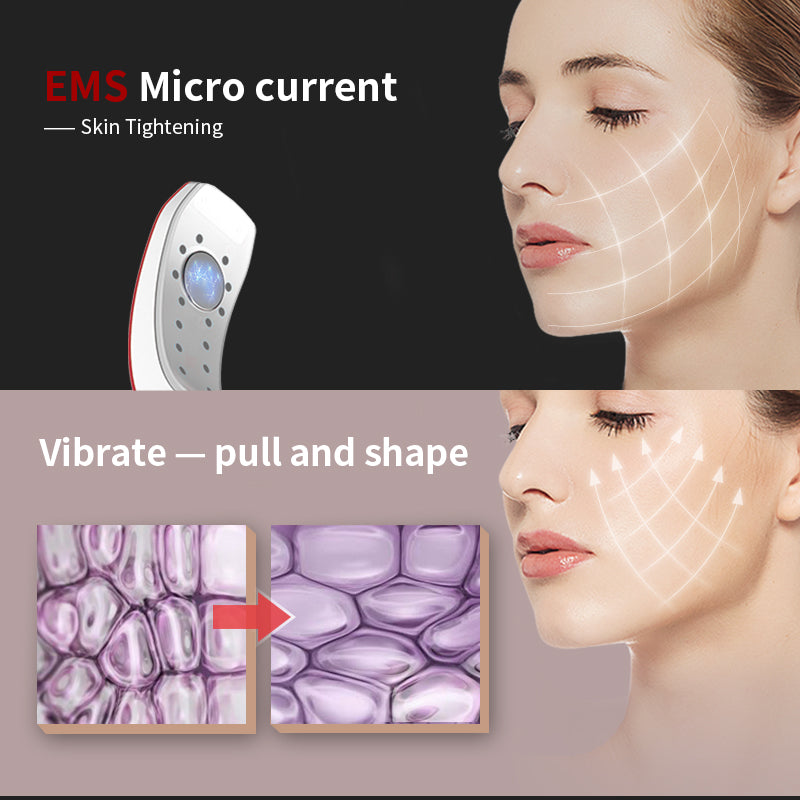 Lifting Tightening Thinning Double Chin EMS Micro-Current Facial Corrector Shaping V-Shaped Face-Lifting Instrument