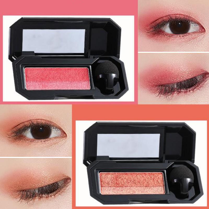UBUB Brand Double Color Convenient Eyeshadow Makeup Palette Waterproof Pigment Shimmer Eye Color Cosmetics