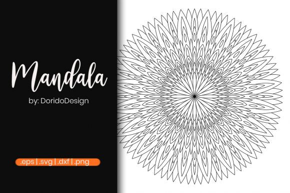 Complex Mandala Coloring Page