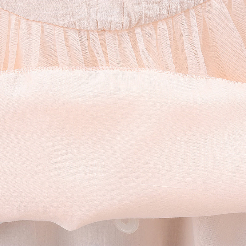 Cute Lace Collar Tulle Dress - Annizon Home Essentials