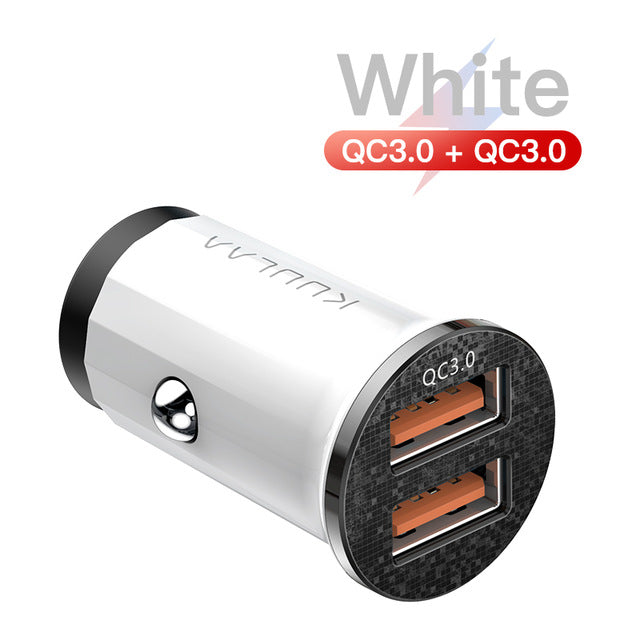 KUULAA Quick Charge 4.0 48W QC PD 3.0 Car Charger for Samsung S10 9 Fast Car Charging for Xiaomi iPhone Mobile Phone USB Charger eprolo