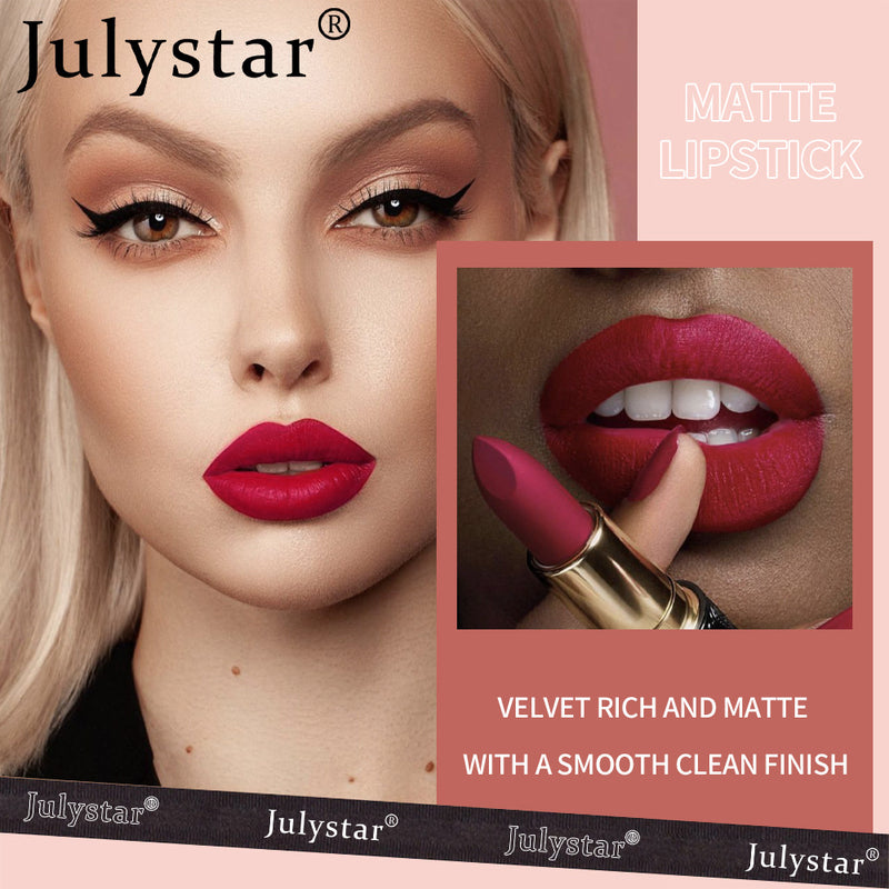 Matte Lipstick Lazy People Don't Stick To The Cup Colorless Lipstick Six Color Set