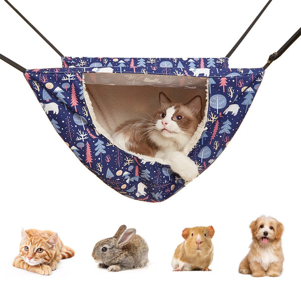 Pet Hammock Wall Dual-Use Toys Leisure Life Wear Resistant Nest Double-Layer New Cat Wall Hanging Cat Indoor Hanging