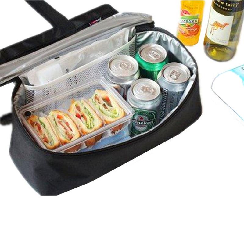 Picnic Cooler Bag Portable Food Beer Cooler Multifunction Hands Baby Diaper Bags Bottles Food Organizer Ice Bag
