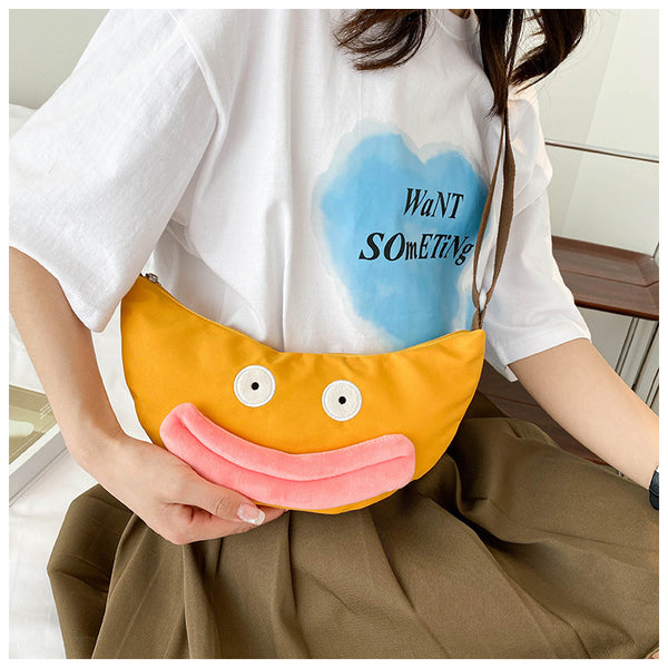 Messenger Bag Cute Big-Billed Duck Small Yellow Bag Girl Funny One-Shoulder Messenger Bag Casual Bag