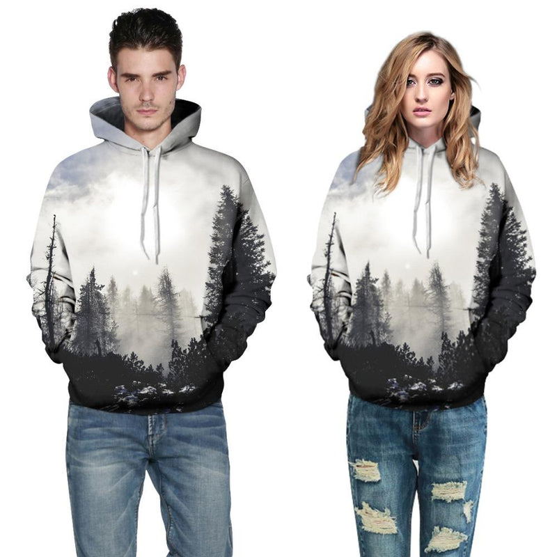 Forest 3d Printing Hoodies Sweatshirts for Men Women