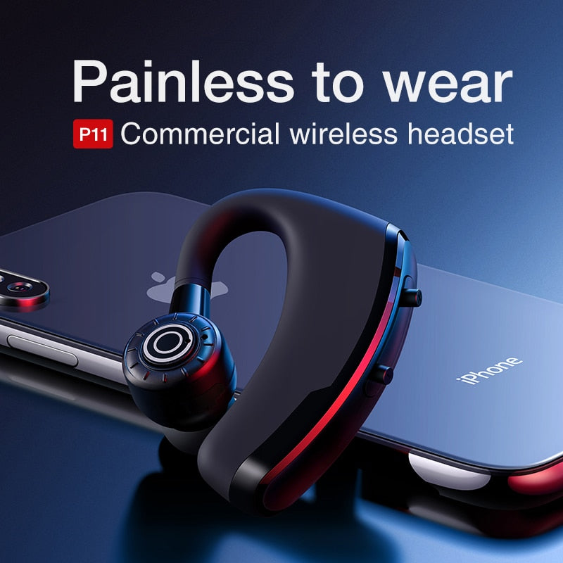 Bluetooth Earphone Wireless Headphone Handsfree Headset Earbud With HD Microphone For Phone iPhone Samsung xiaomi