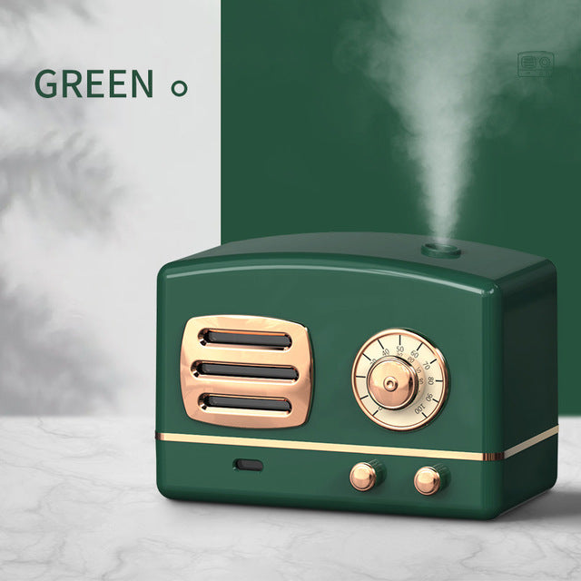 Creative Humidifier Retro Literary Style Small Ultrasonic Large Fog Amount Humidifier Home Office Mute Portable Compact