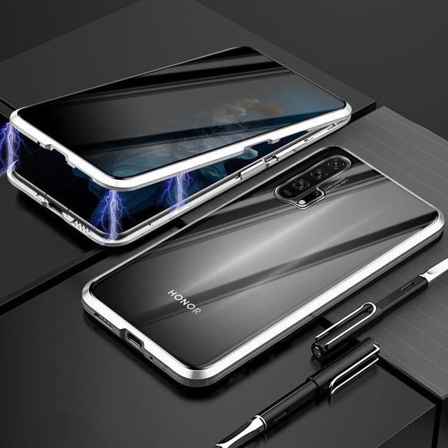 Privacy Magnetische Gehard Glas Case voor iPhone X XS MAX 8 7 Plus Anti Peep Telefoon Shell 360 Volledige Shockproof protector Clear Capa