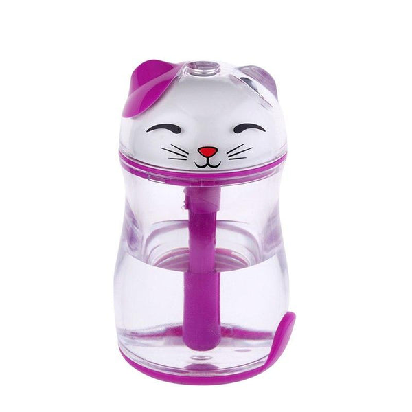 LED Light Humidifier USB Air Diffuser Cat fogger