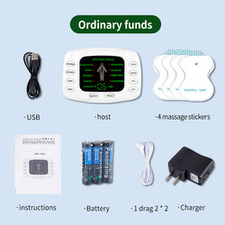 New Intermediate Frequency Digital Meridian Massager Dual Output Meridian Physiotherapy Instrument Multi-Functional Electronic Pulse Massager