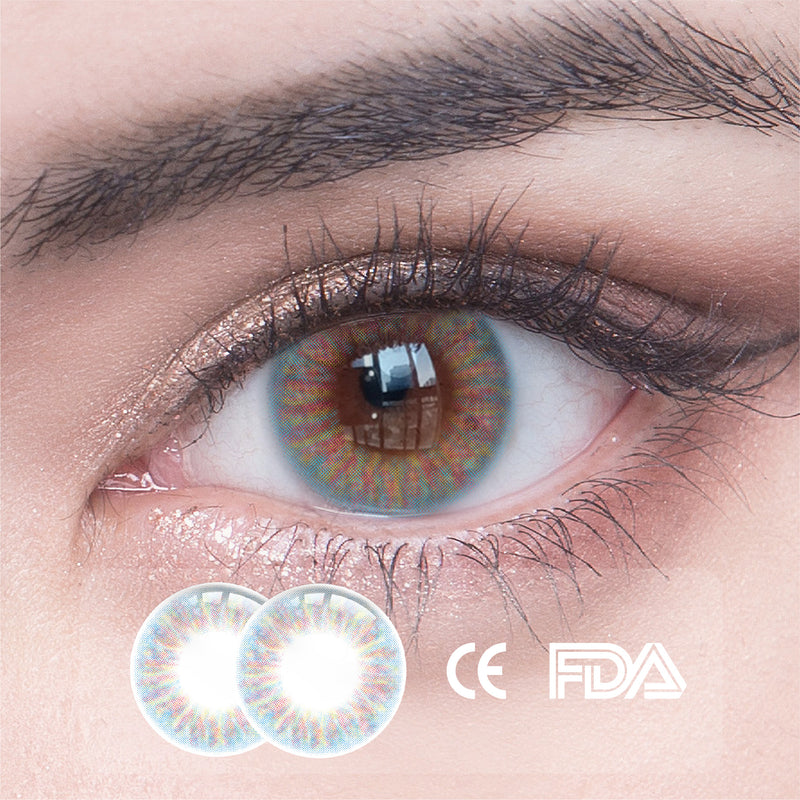 1Pcs FDA Certificate Eyes Beautiful Pupil Colorful Girl Cosplay Contact Lenses Blue