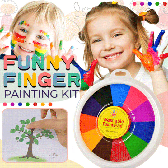 Kindergarten Graffiti Palm Painting Ink Pad Children's DIY Finger Painting Ink Pad