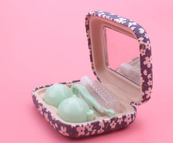 Cute Eyelash Case for Strip False Eyelashes Portable Lash Cases for Pretty Girl Smart Eyelash Tools