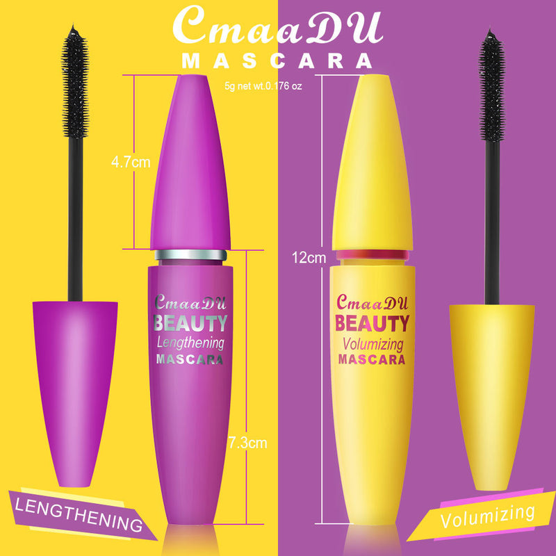 CmaaDu Makeup 4D mascara thick curling is not easy to smudge false eyelashes