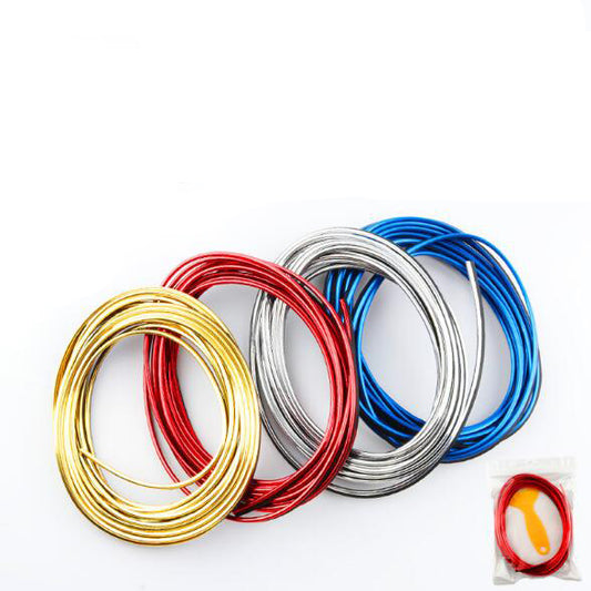 5M Car Styling Interior Decoration Strips Moulding Trim Dashboard Door Edge Universal For Cars Auto Accessories In Car-styling
