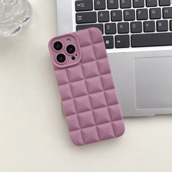 Stereo Lattice Phone Cover For Apple iPhone 14promax Phone Case