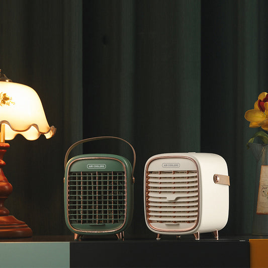 Air Cooler USB Mini Water Cooling Fan Household Small Multi-Function Air Conditioner Fan Portable Mobile Air Conditioner