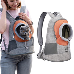 Pet bag Shoulder Dog Cat Carrier Portable Pet Puppy Travel Backpack Dog Cat Front Breathable Mesh Carrying Bags Cat Chest bag