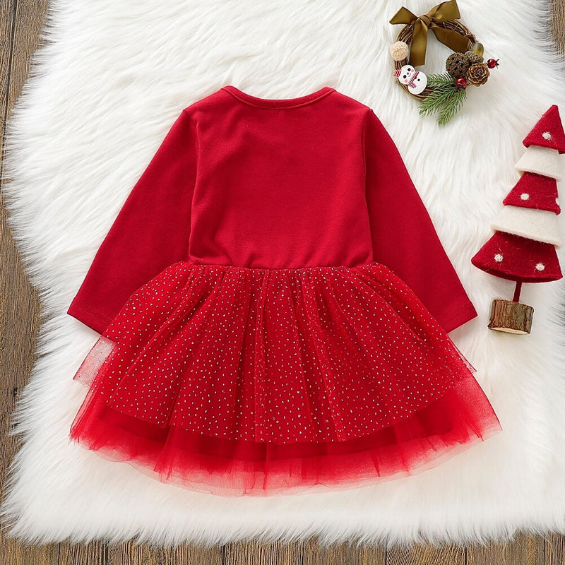 Noel Christmas Dress for Kids and Babies with Tutu - Annizon Home Essentials