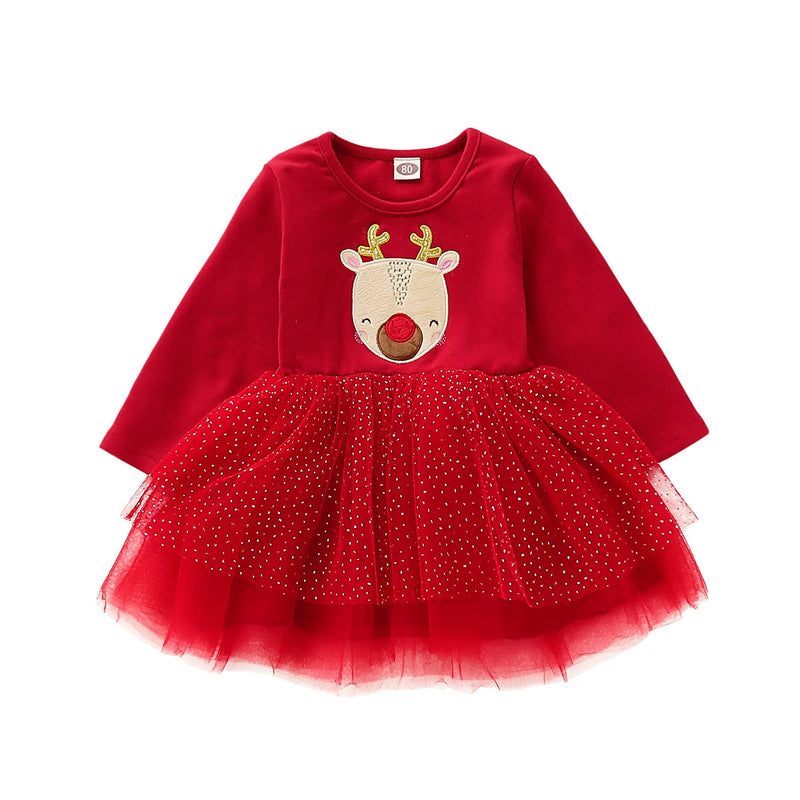Noel Christmas Dress for Kids and Babies with Tutu - Annizon Home Essentials