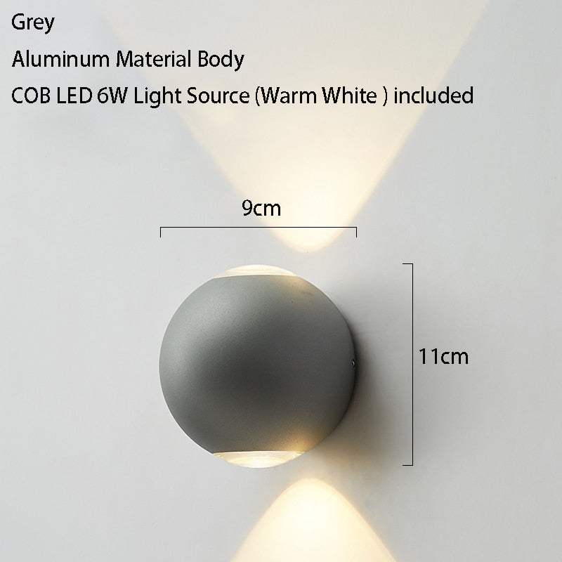 Modern UP and DOWN LED Aluminum Wall Lamp