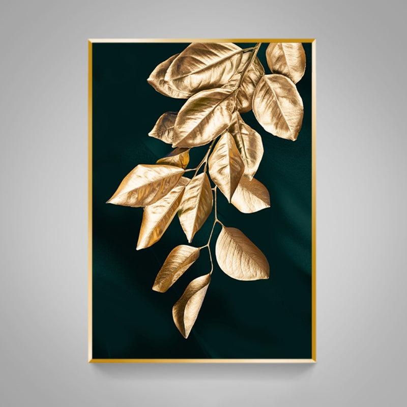 Golden Leaves Canvas Print