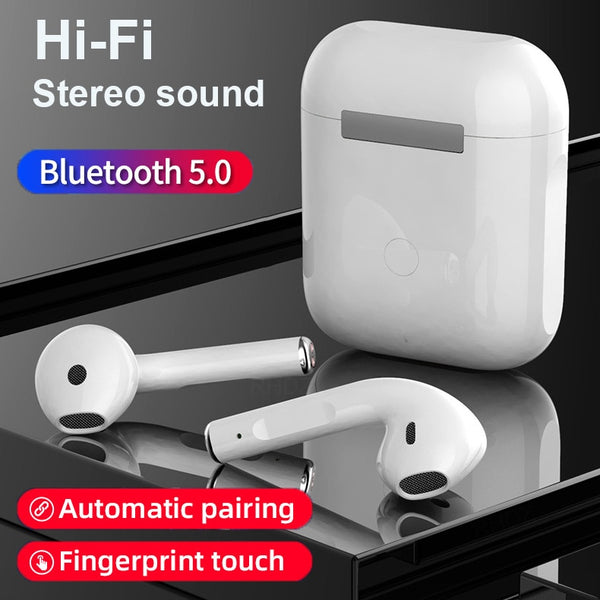 Original i12 tws Stereo Wireless 5.0 Bluetooth Earphone Earbuds Headset With Charging Box For iPhone Android Xiaomi smartphones