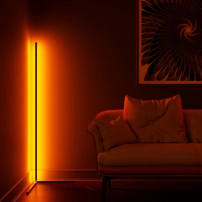 Minimalist RGB LED Floor Lamp