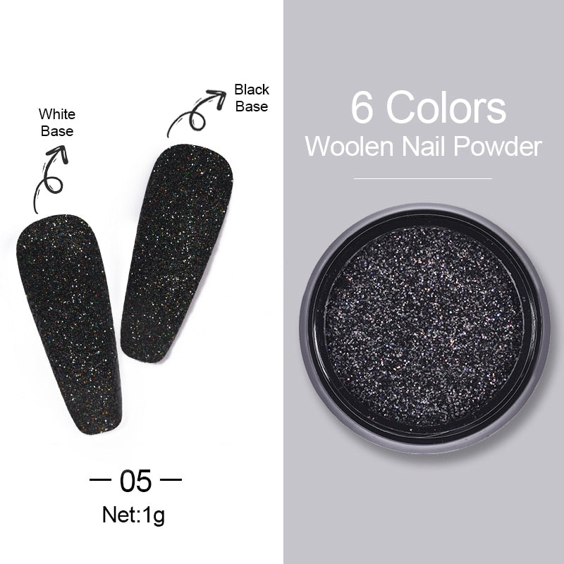 1 Box Hot Sale Holographics Nail Powders Laser Shiny Nail Glitters Dust Decorations For Nail Art Chrome Pigment DIY Accessories
