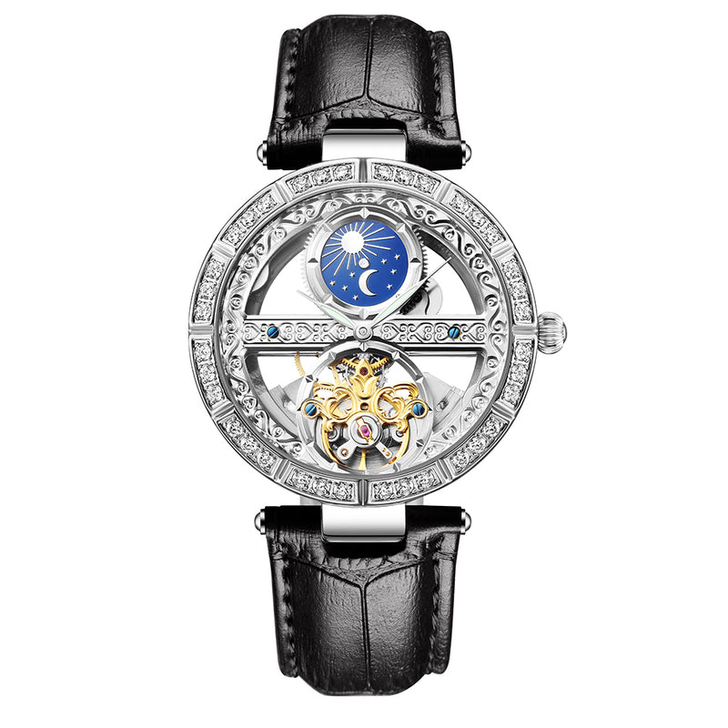 Woman Watch Ladies Clock Luxury Fashion Female Mechanical Watches Wristwatches
