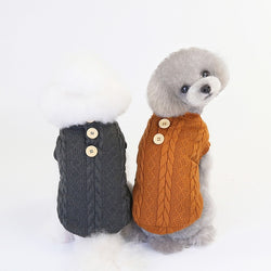 Dog Jacket Coat Pets Cats Clothes Sweater Winter Thickening Sweater Clothes