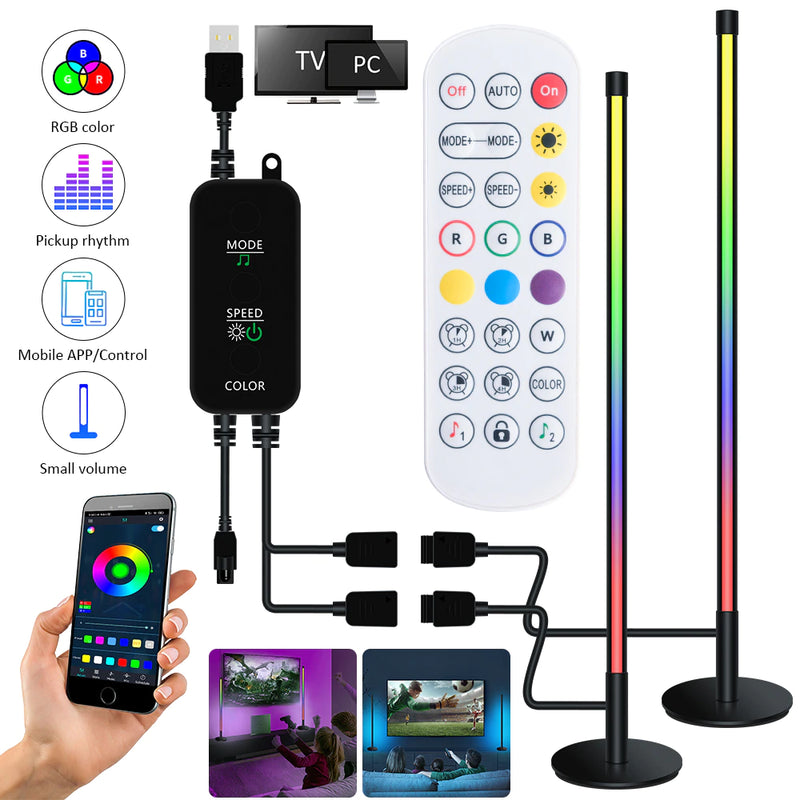 WOW Effect RGB Floor Lamp (App + Remote Control)