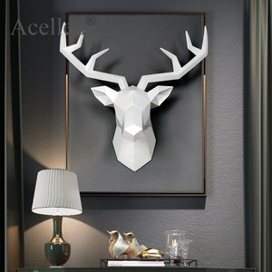 Resin Modern Deer Wall Decoration