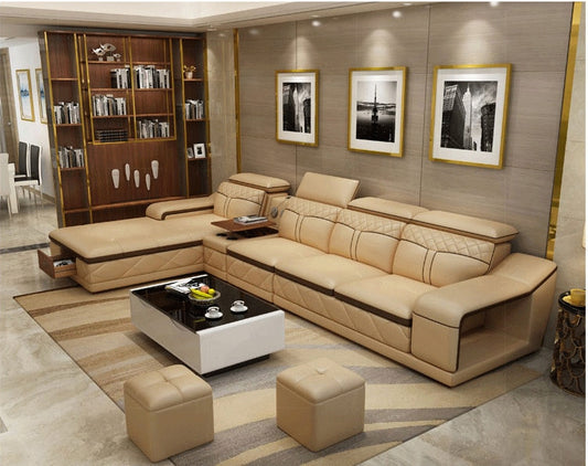 Handmade L Shape Sofa Set (Custom Order)