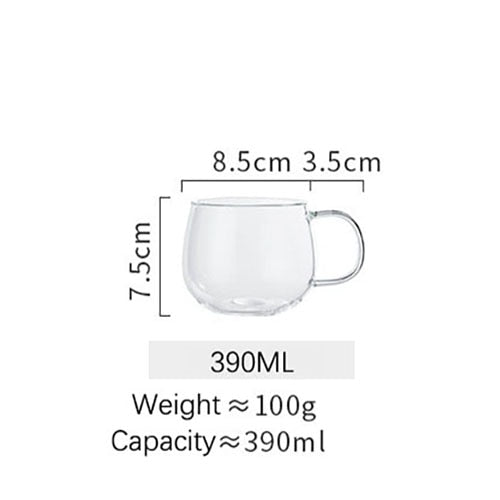 1L/1.8L Borosilicate Glass Teapot Set